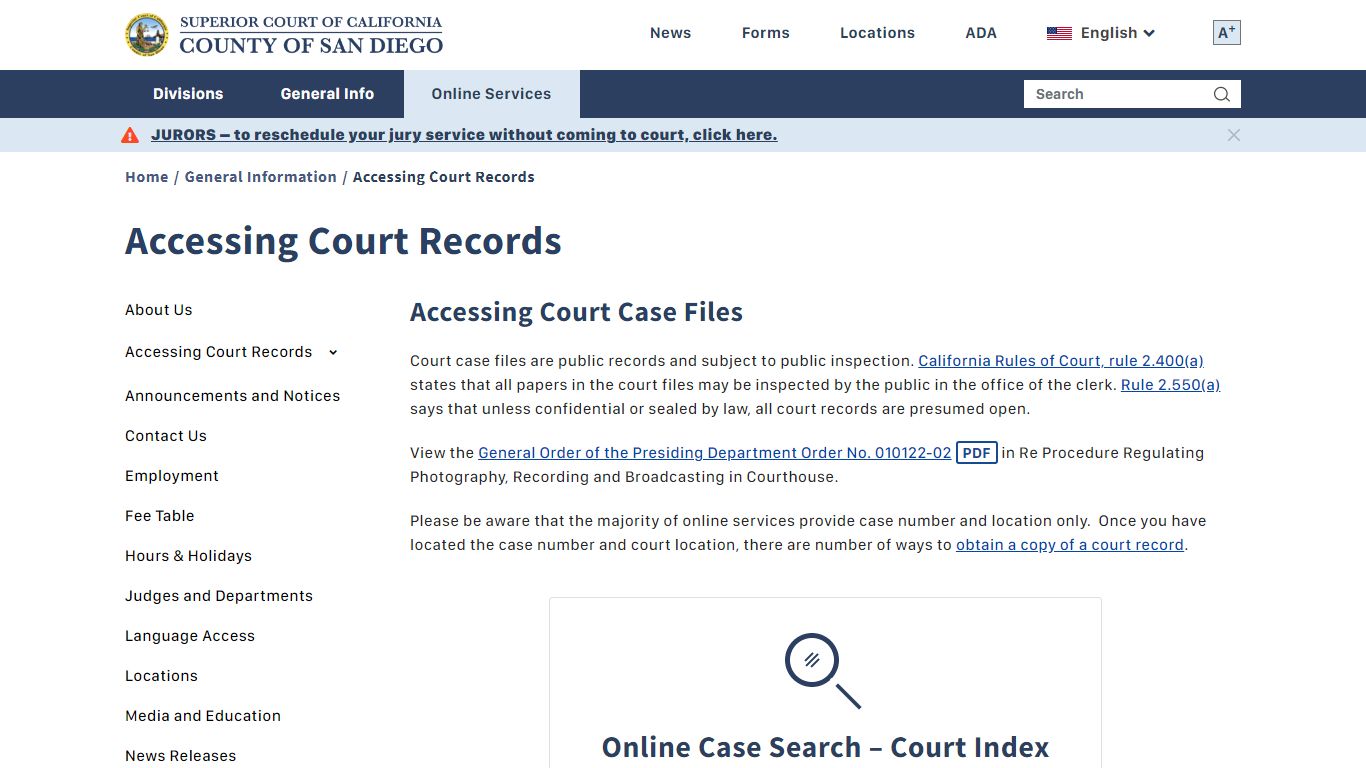 Accessing Court Records | Superior Court of California - County of San ...